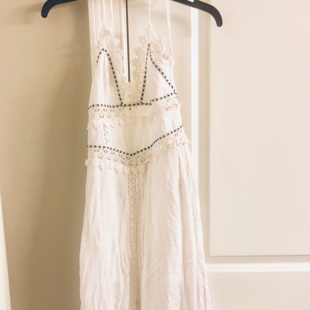 Free people white maxi size small